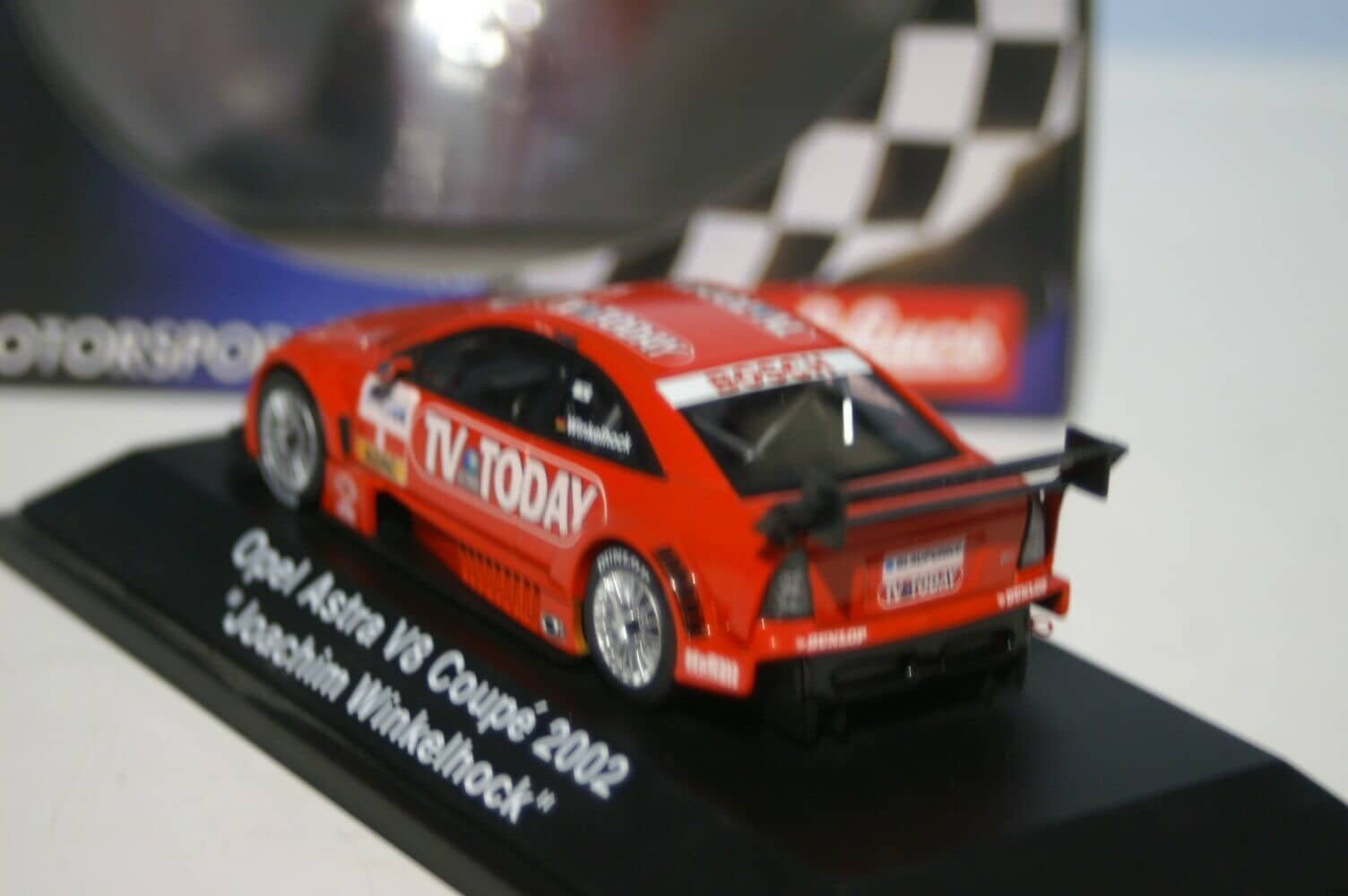Schuco opel astra v8 coupe tv today 2002 j.winklehock diecast ltd 04801 1:43
