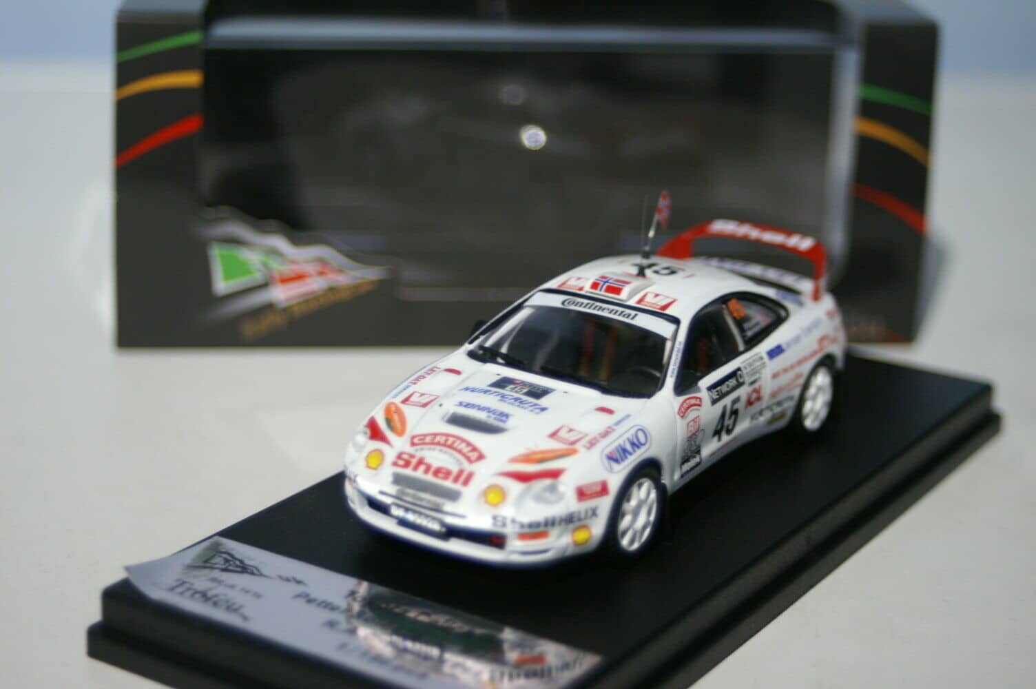 TrofeuToyotaCelicaSTR.A.CRallyP.Solberg:DiecastTRRR.UK