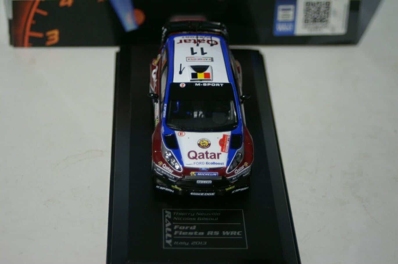 Ixo diecast club ford fiesta wrc italy 2013  t.neuville  1/43 diecast atlas