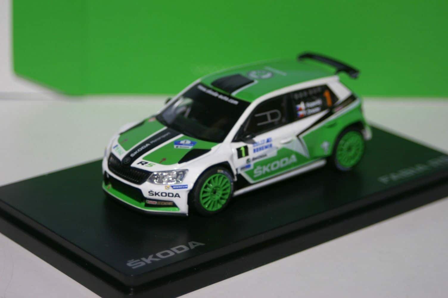 Abrex skoda 3 r5 2015 rallye bohemia 2015 1:43 scale 143xab-605tm