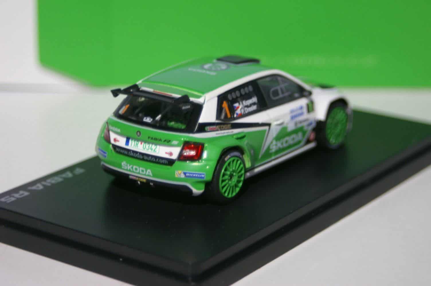 Abrex skoda 3 r5 2015 rallye bohemia 2015 1:43 scale 143xab-605tm