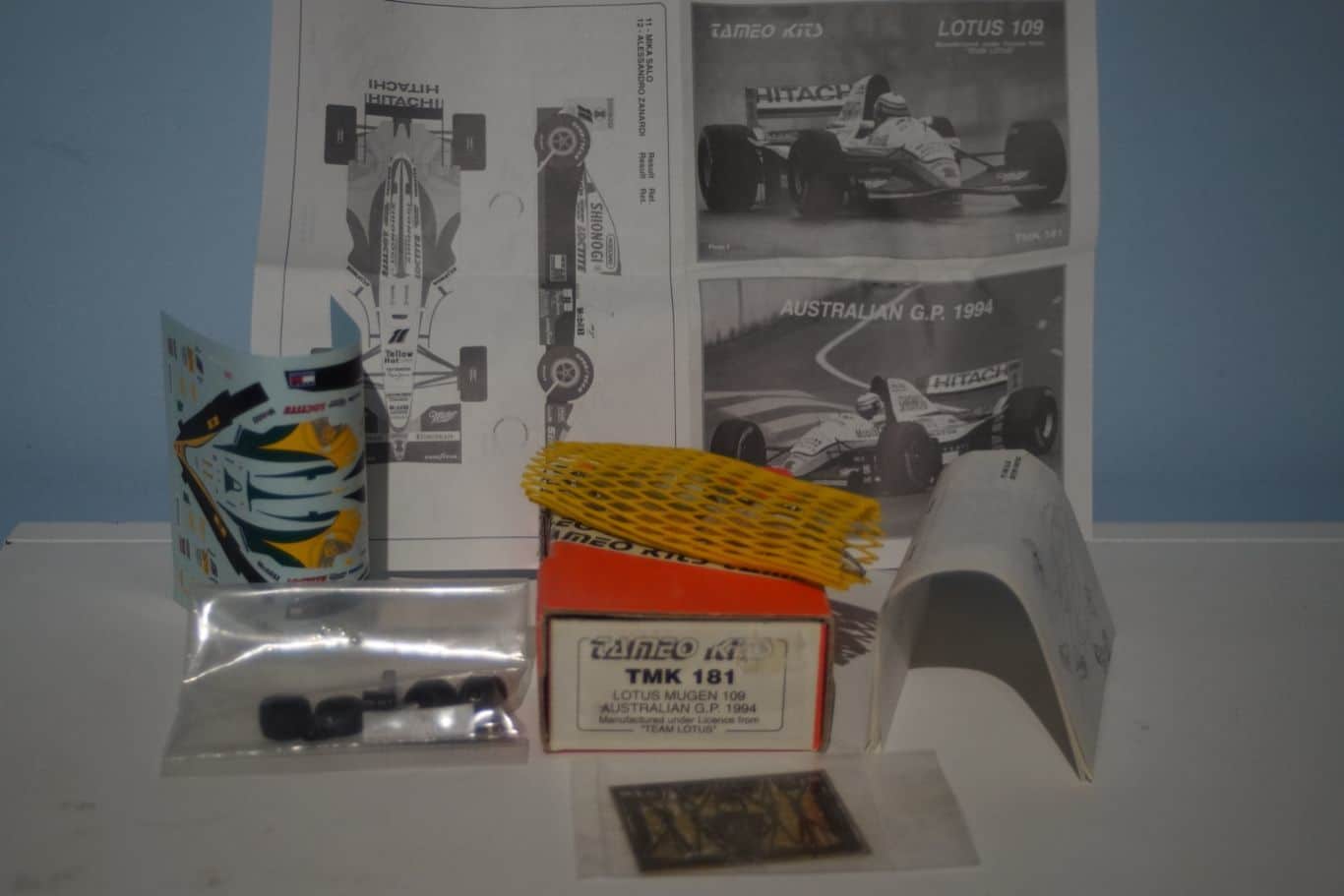 Tameo kits renault turbo re30b italian g.p. 1982 winner rene arnoux 1:43 tmk 306