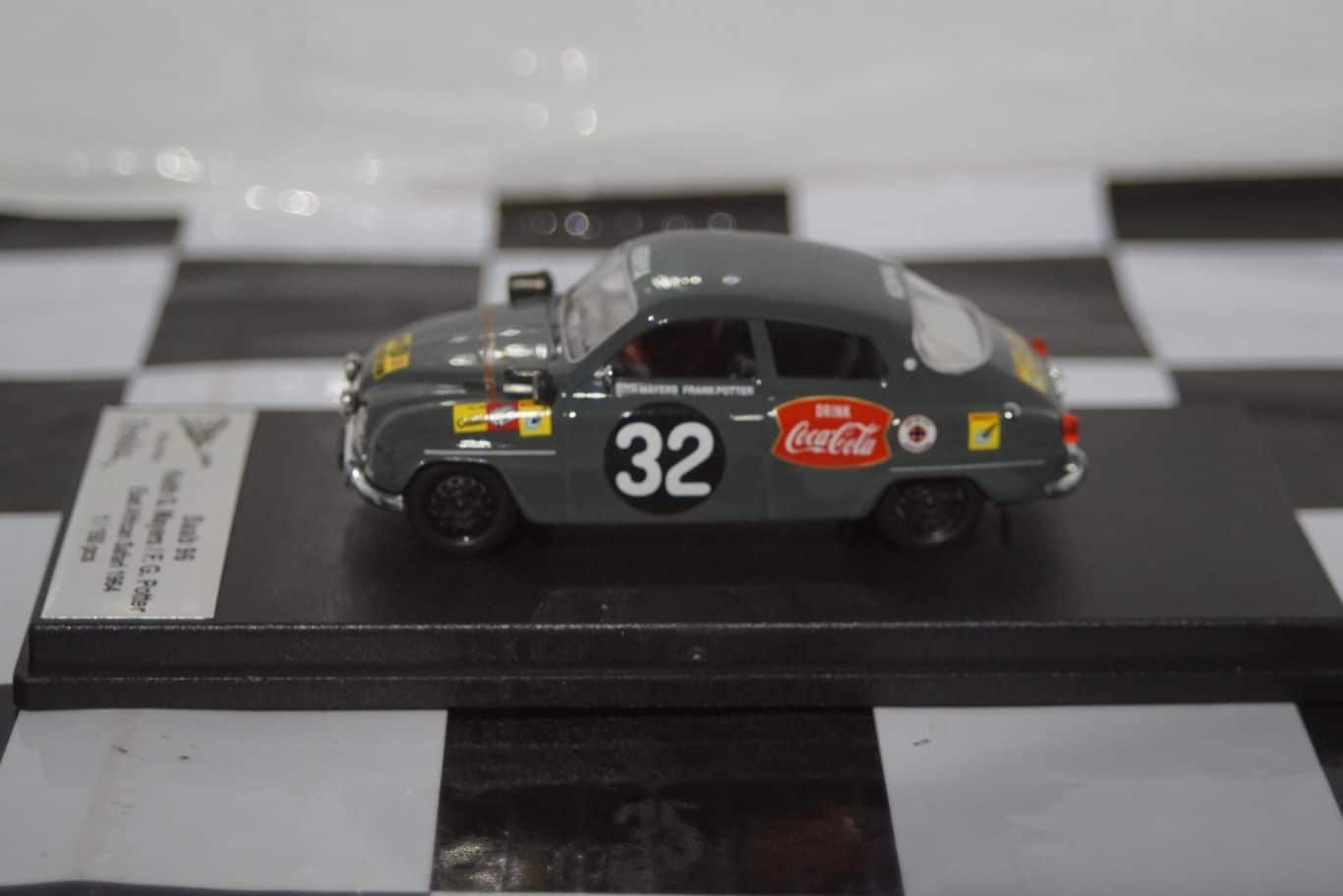 Saab 96 east african safari 1964 rr.se 06 trofeu diecast mayers