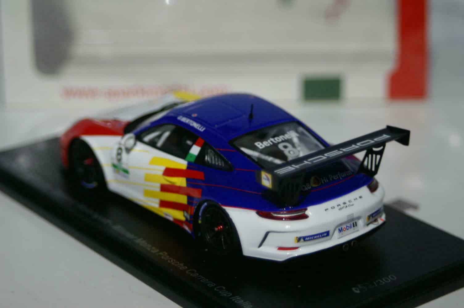 Spark porsche 911 gt3 cup winner monza cup italia 2019 s1009 1:43