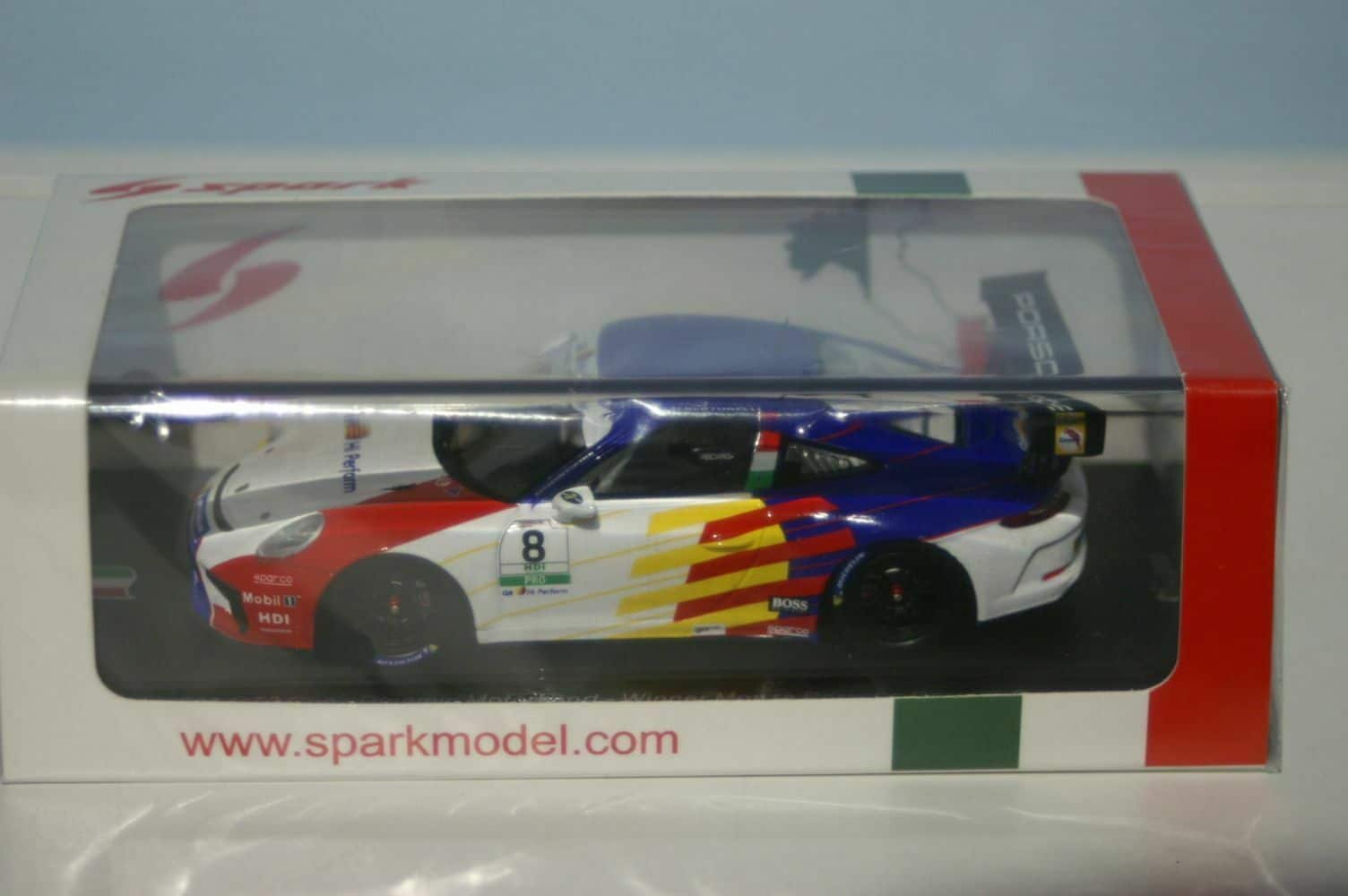 Spark porsche 911 gt3 cup winner monza cup italia 2019 s1009 1:43