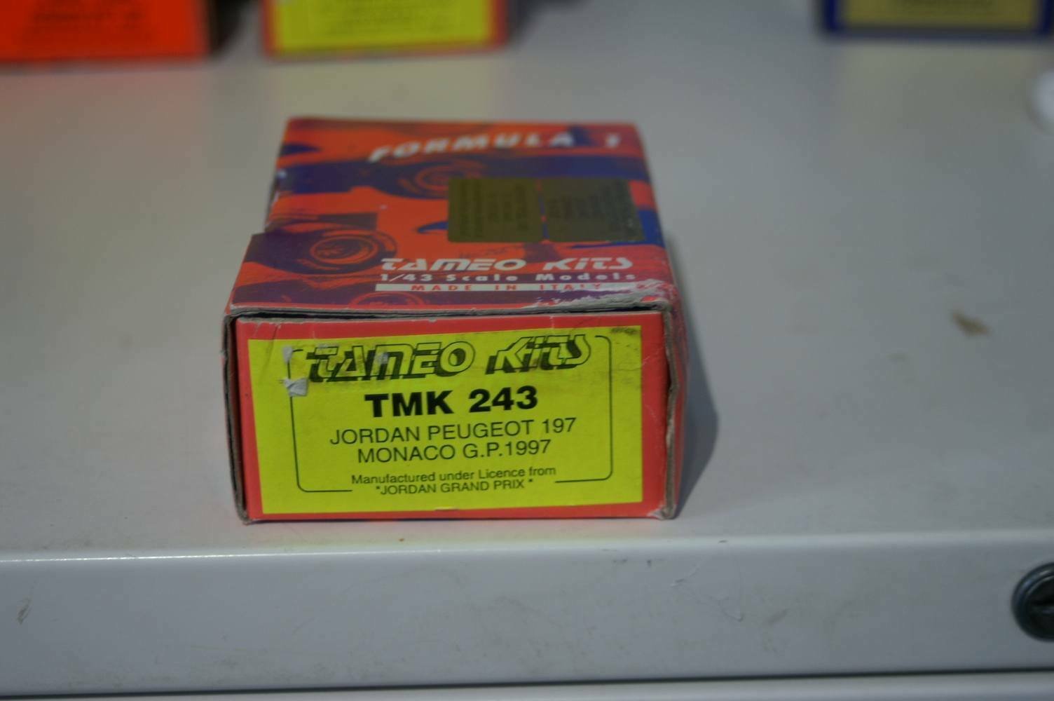 Tameo kits jordan peugeot 197 monaco g.p. 1997 1:43 tmk 243