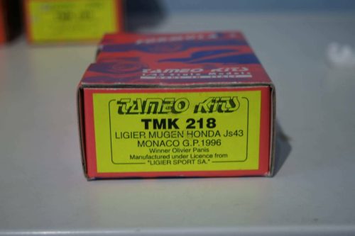 Tameo kits ligier mugen honda js43 monaco g.p. 1996 winner olivier panis 1:43 tmk 218