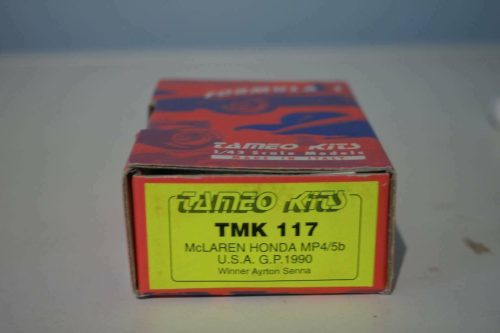 Tameo kits mclaren honda mp4/5b u.s.a g.p. 1990 ayrton senna kit 1:43 tmk 117