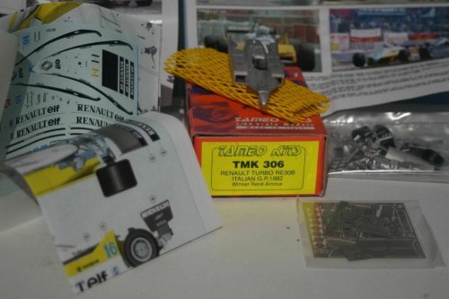 Tameo kits Renault Turbo RE30B Italian G.P. 1982 winner Rene Arnoux 1:43 TMK 306