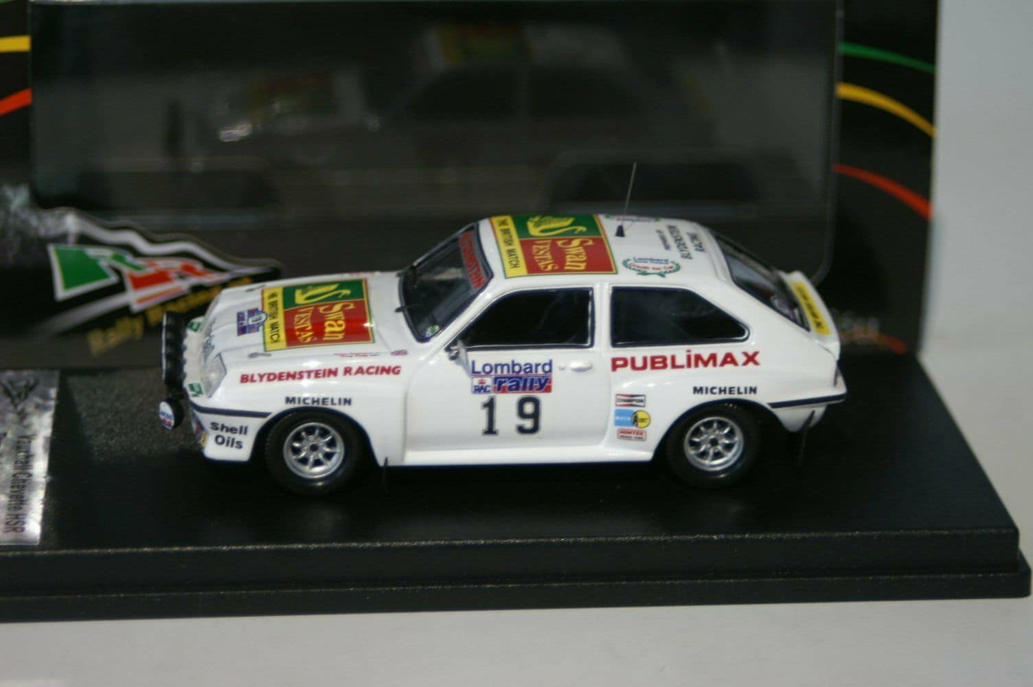 Trofeu vauxhall chevette hsr rac rally 1982 t.kaby rr.uk 44 1:43 diecast