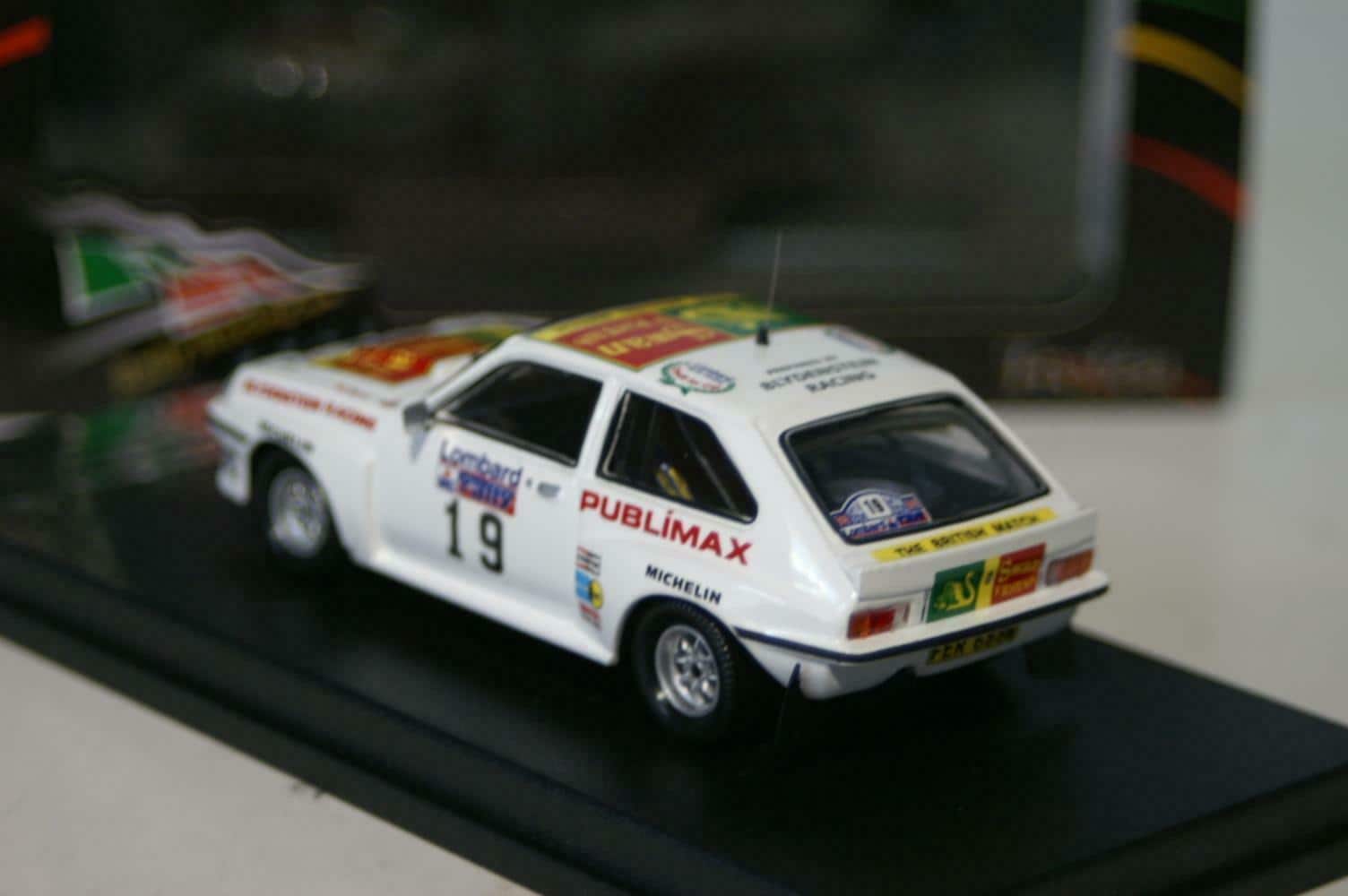 Trofeu vauxhall chevette hsr rac rally 1982 t.kaby rr.uk 44 1:43 diecast