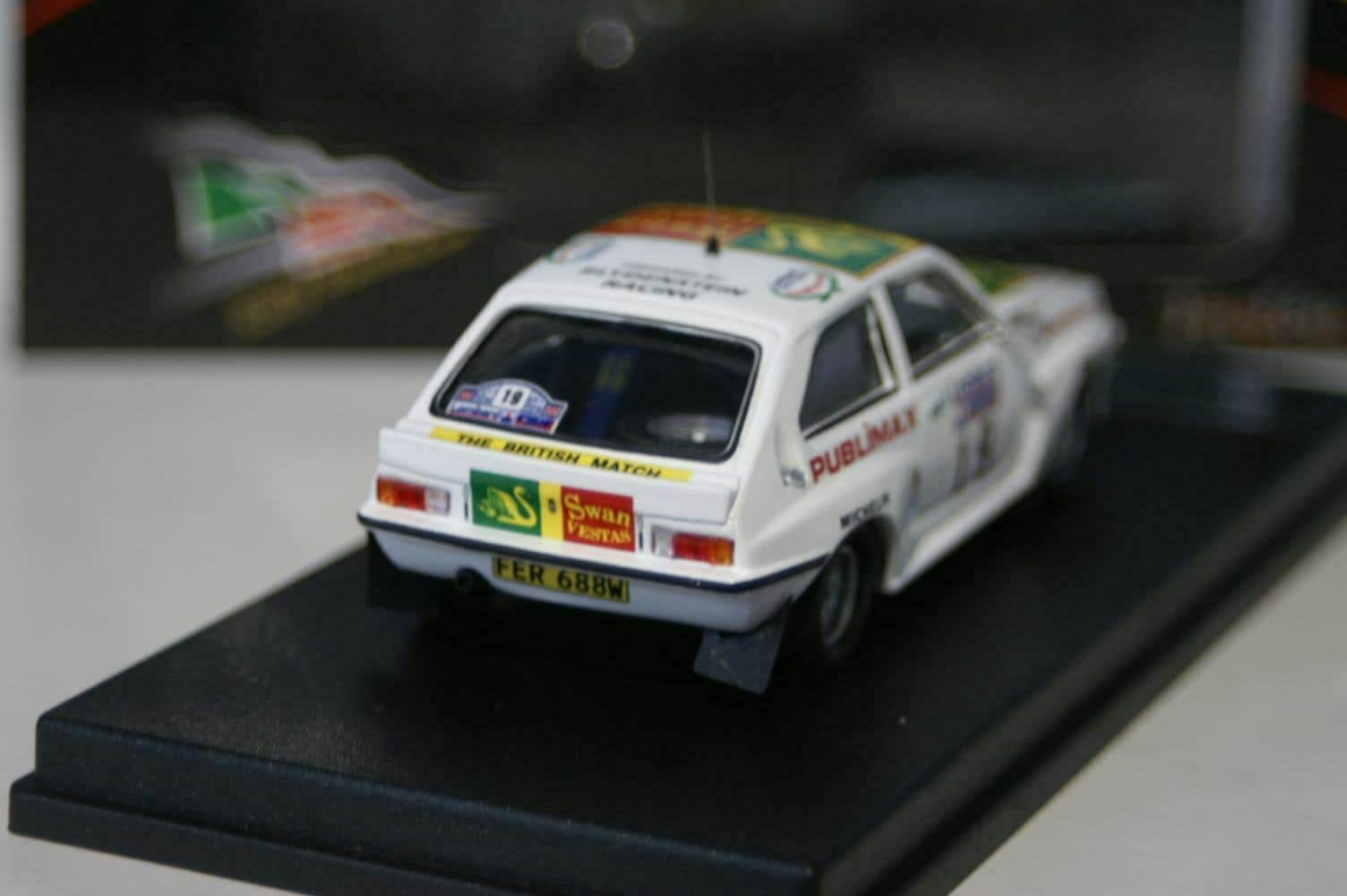 Trofeu vauxhall chevette hsr rac rally 1982 t.kaby rr.uk 44 1:43 diecast