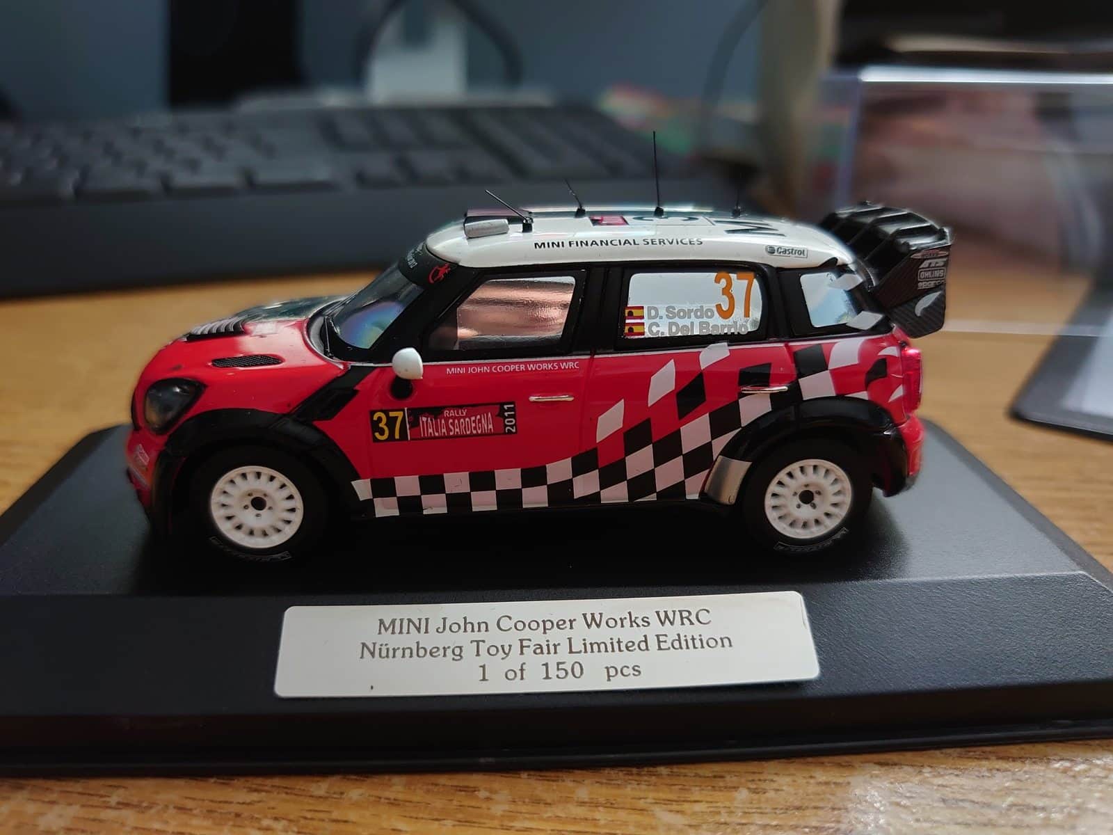 Ixo mini john cooper works wrc nurnberg toy fair limited edition 1 of 150 1:43