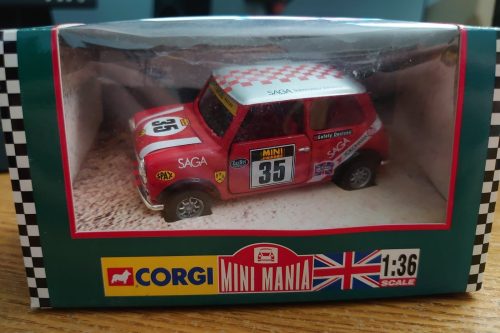 Corgi mini 04428 mighty mini racing stephen king car number 35 in 1:36 scale