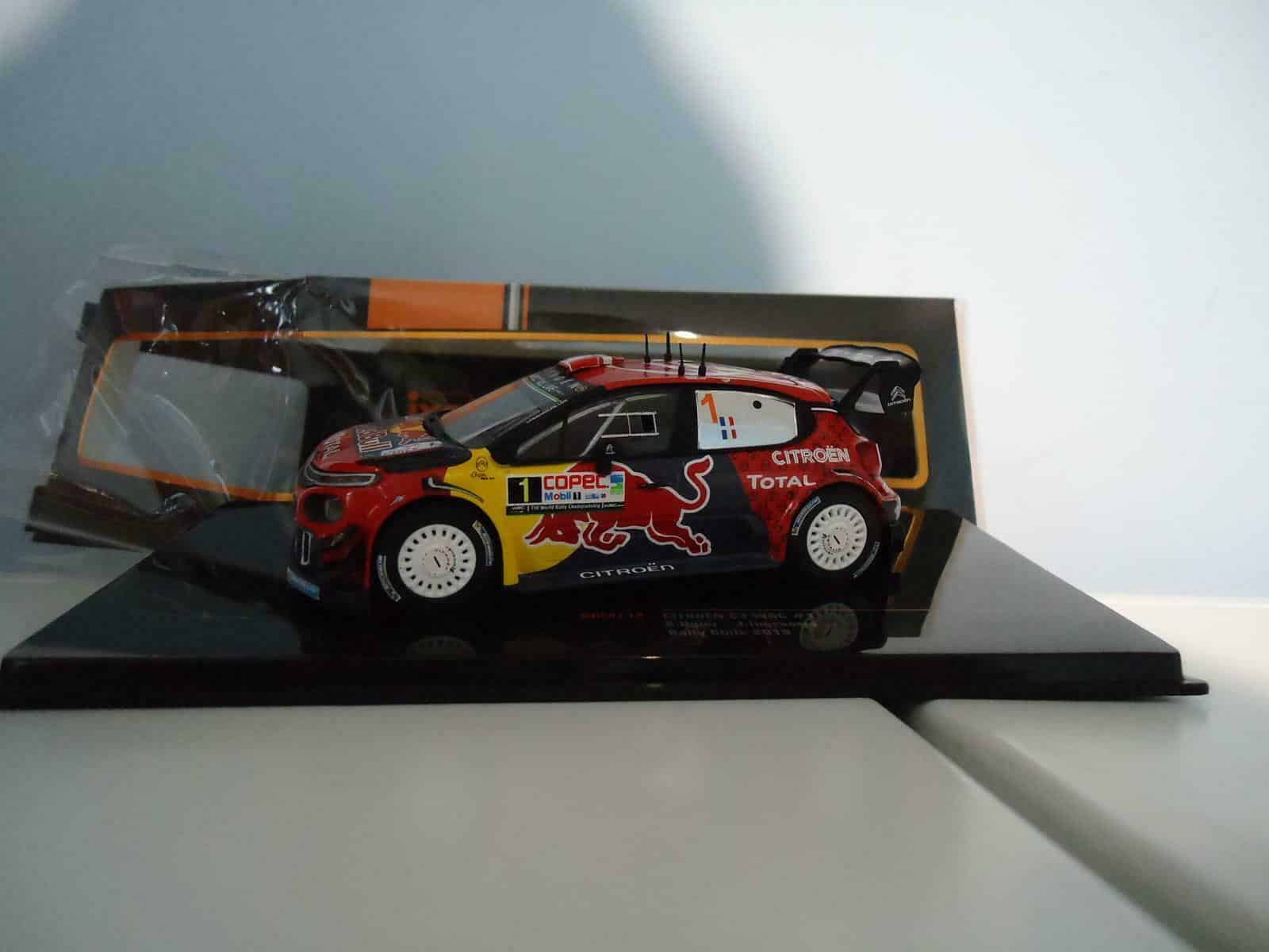 Ixo citroen c3 wrc red bull rally chillie 2019 s.ogier - j. ingrassia ram712 1:43