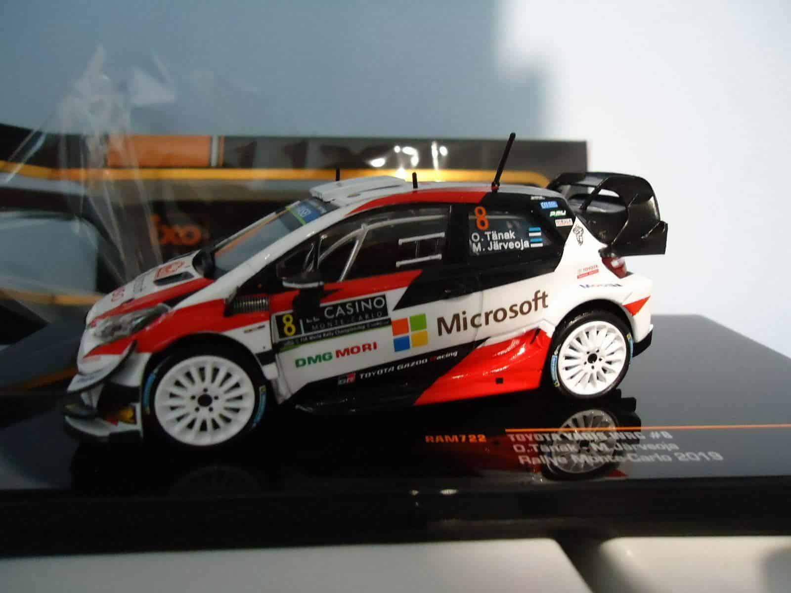 Ixo toyota yaris wrc rallye MONTE-CARLO 2019 O.TANAK – M.JARVEOJA ram722 1:43