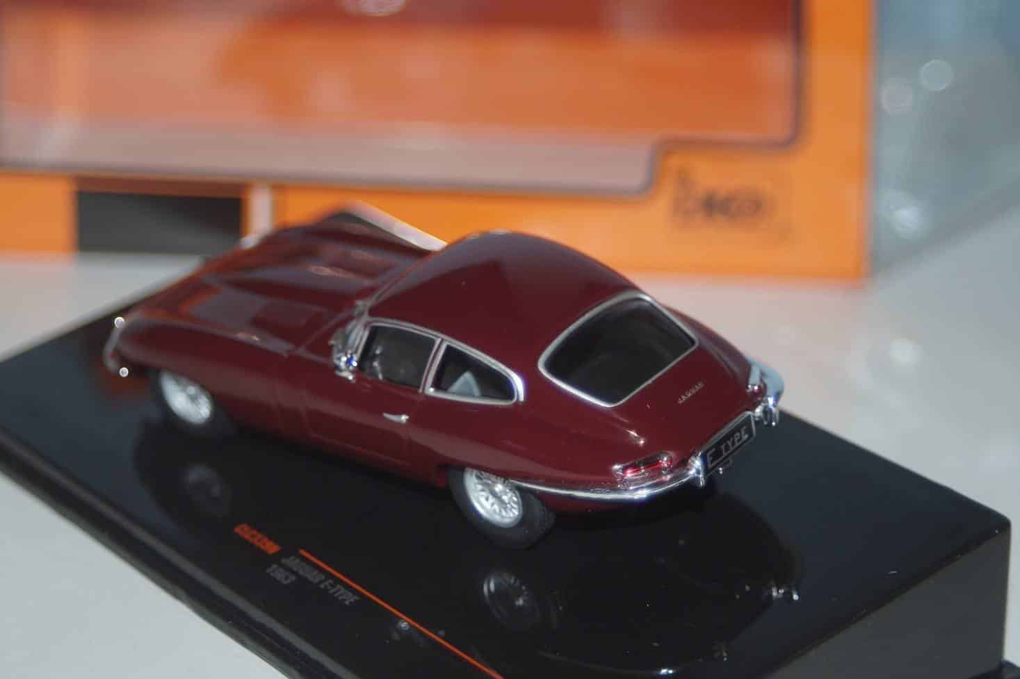 Ixo jaguar e-type 1963 maroon clc339n diecast 1:43