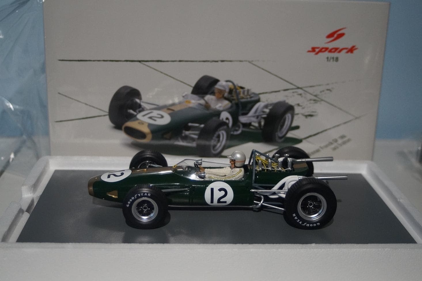 Spark Brabham BT19 Winner French GP 1:18 Scale Resin
