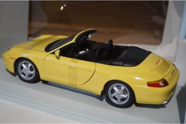 Ut models porsche 996 cabrio yellow 1:18 scale
