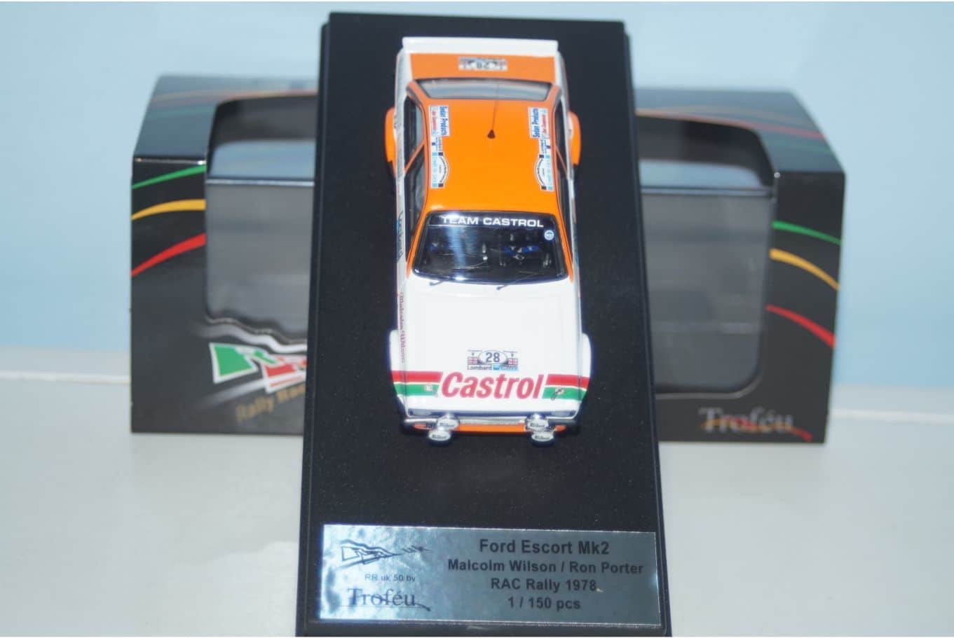 Trofeu ford escort mk2 rac rally 1:43rd scale rr.uk 50