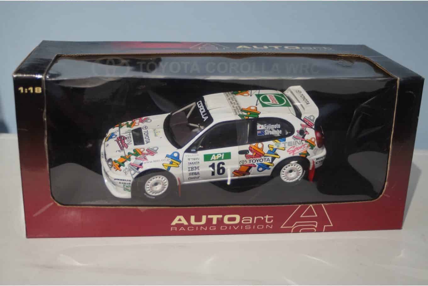 Autoart toyota corolla wrc australia 98 1:18 scale 80028