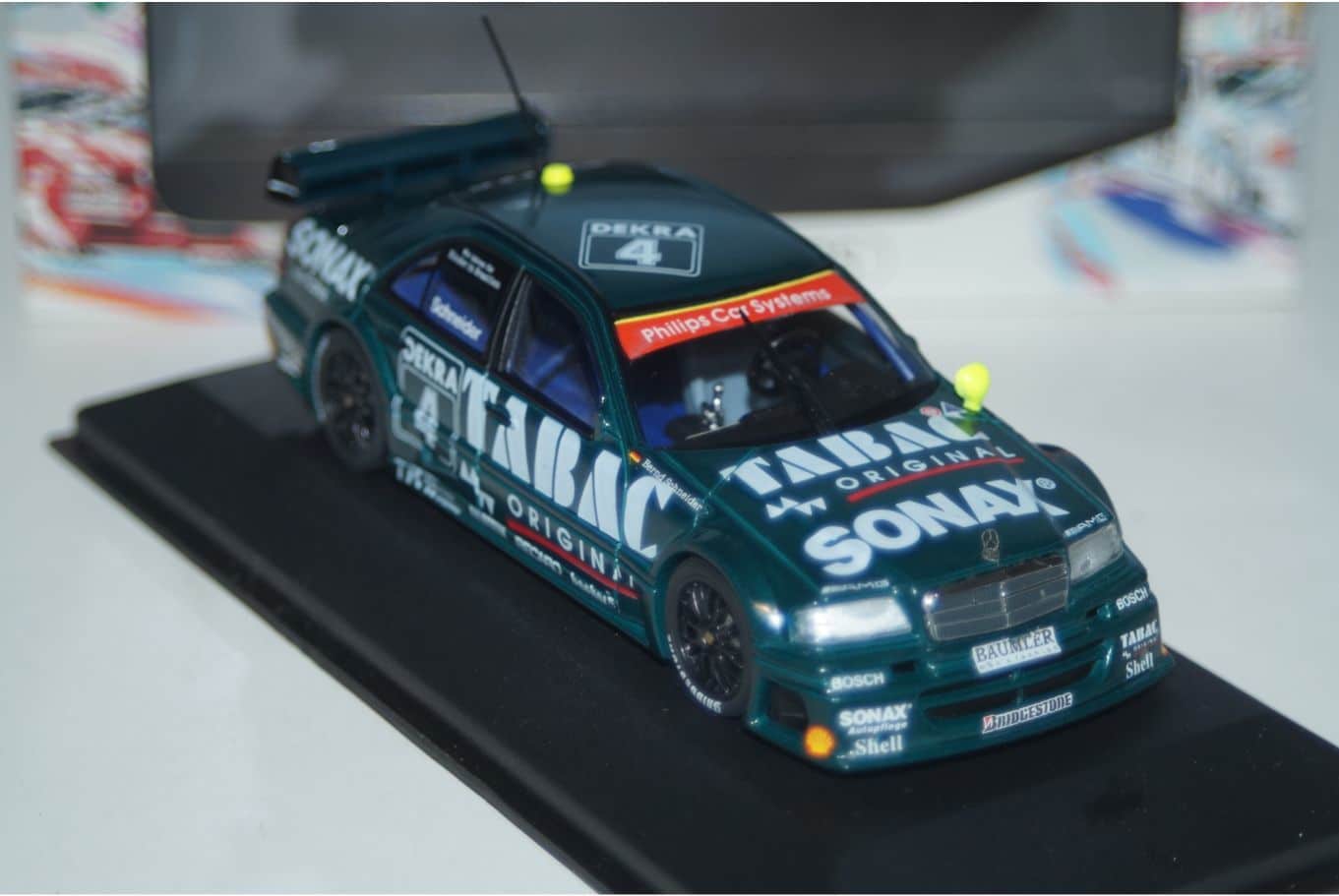 Minichamps mercedes c180 dtm 95 j.v.ommen 1:43 430 953303