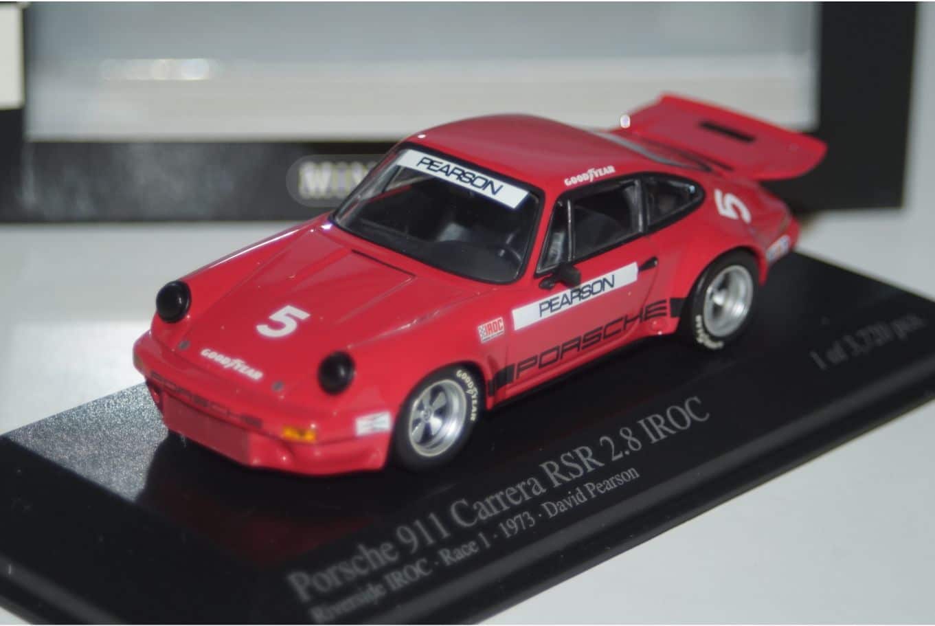 Minichamps porsche 911 carrera rsr 2.8 iroc 1973 430 736305
