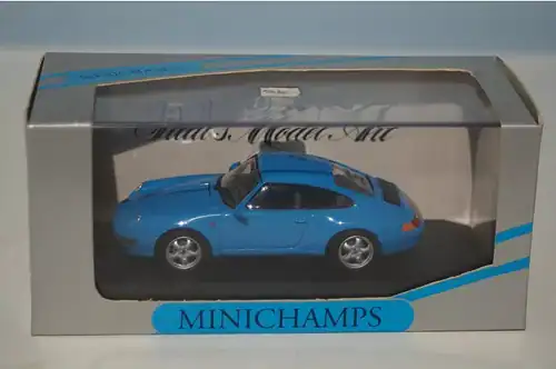 Minichamps porsche 911 coupe 1993 blue 430 063008