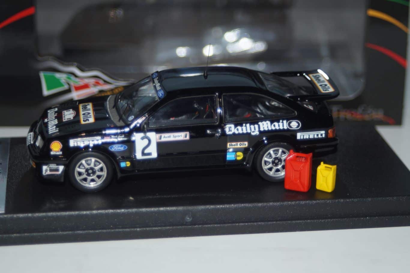 Trofeu ford sierra rs cosworth audi rally 1987 mark lovell 1:43 diecast rr.uk 51