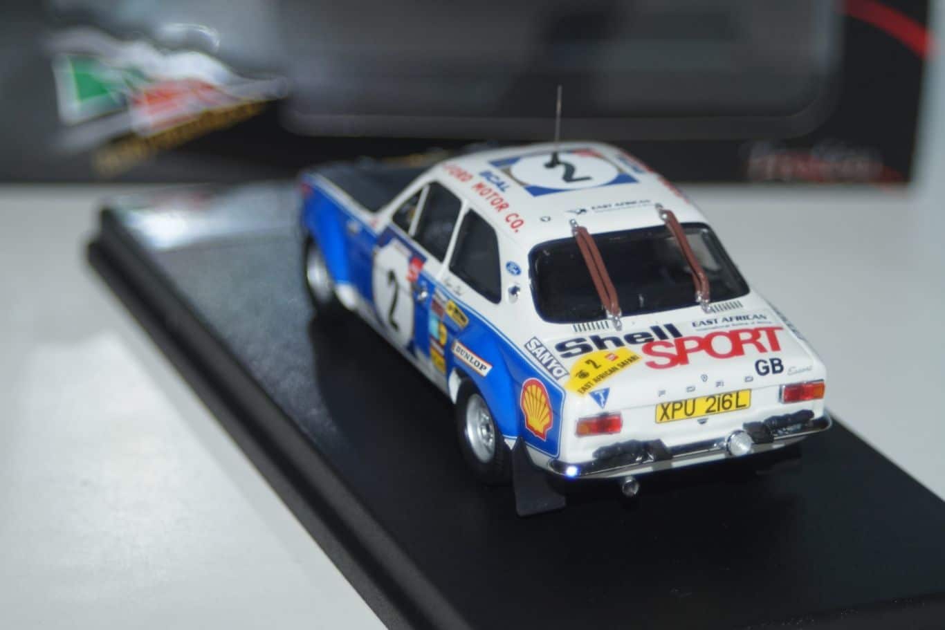 Ford Escort MK1 East African Safari 1973 1:43rd Scale RR.ke 02 TROFEU