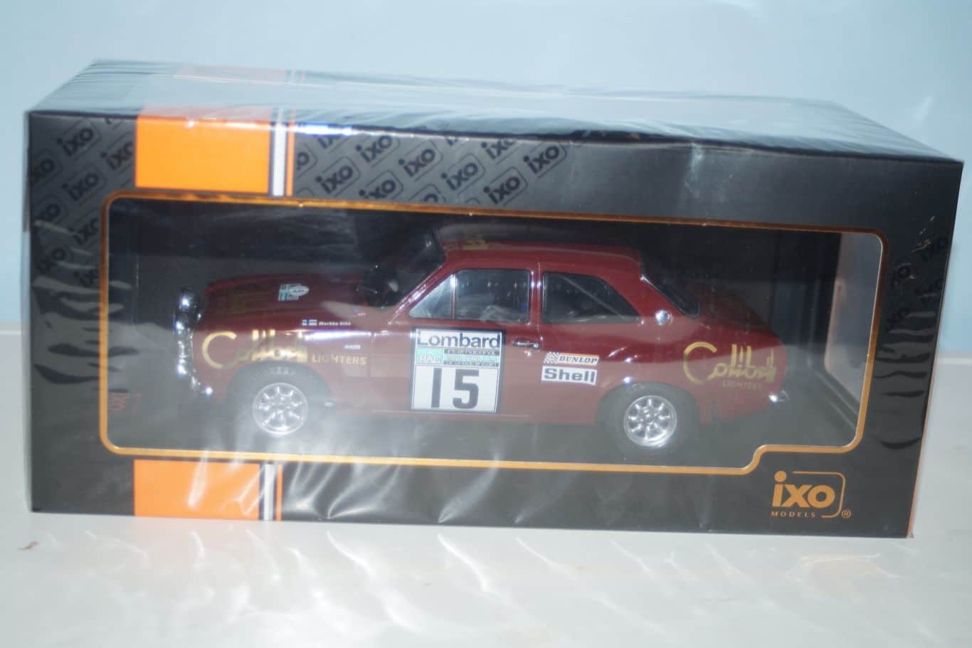 Ixo ford escort mk1 rs 1600 rac rally 1974 1:18 18rmc047b