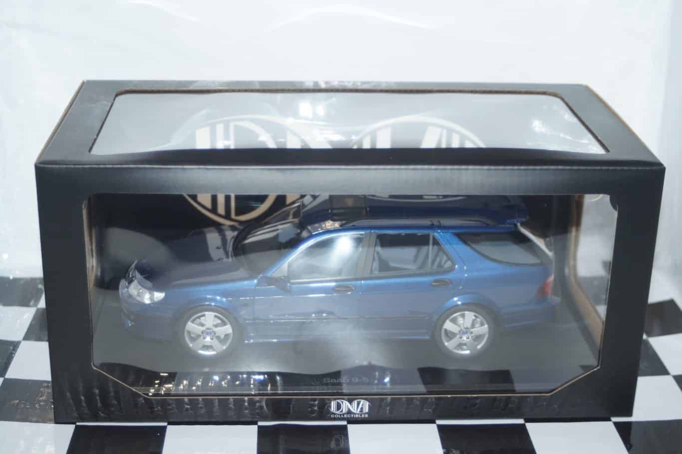 Dna collectibles saab 9-5 sportcombi aero red 1:18 dna000073 resin