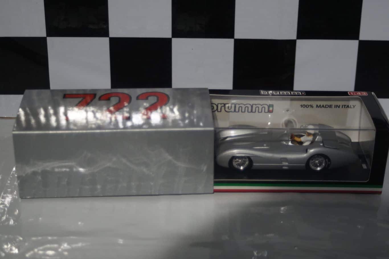 Brumm mercedes w196c 1955 test freno areodinamico 1:43 r281-ch