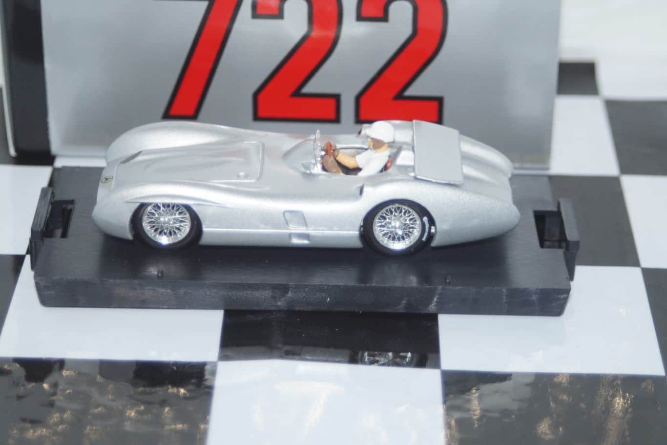 Brumm mercedes w196c 1955 test freno areodinamico 1:43 r281-ch
