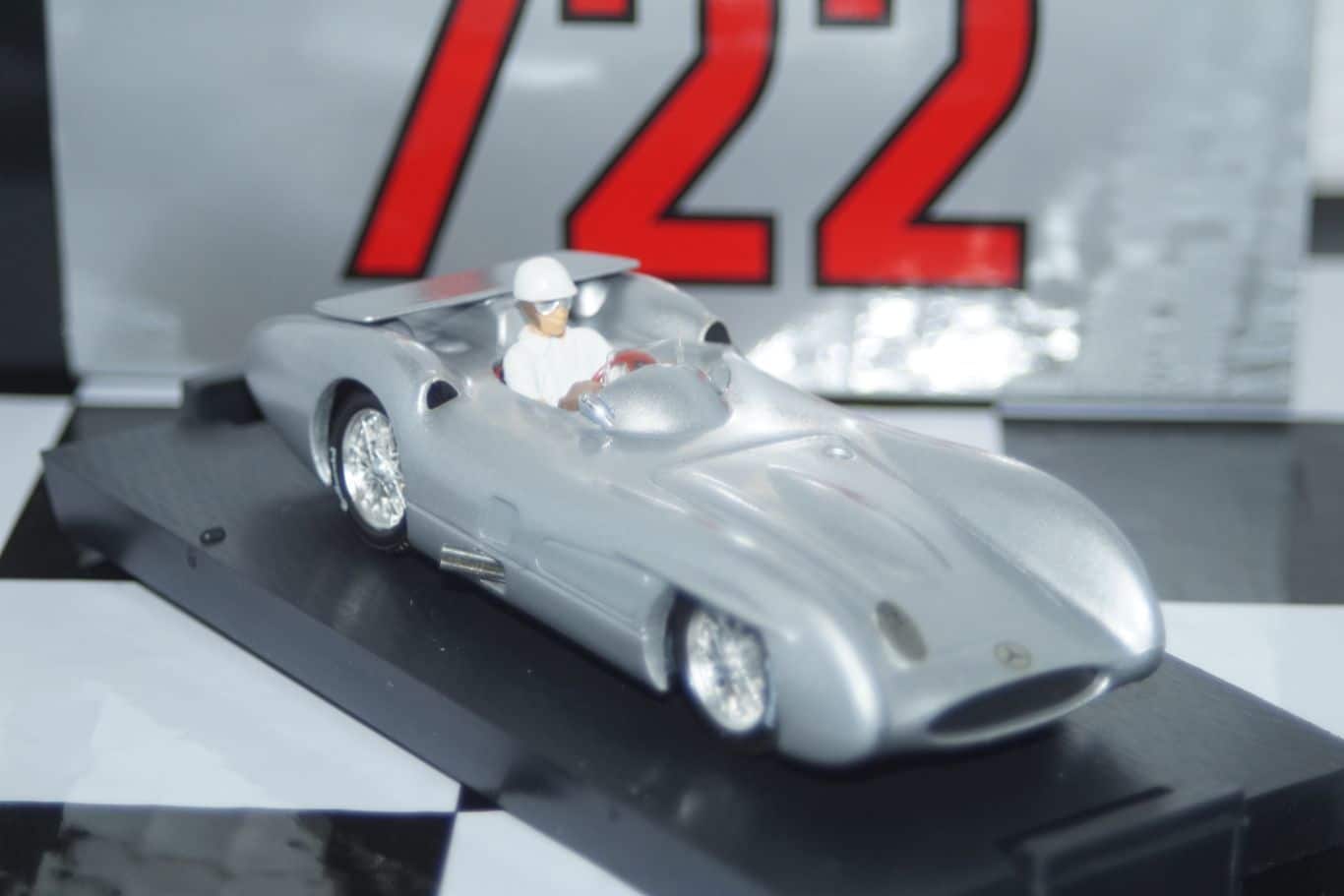 Brumm mercedes w196c 1955 test freno areodinamico 1:43 r281-ch