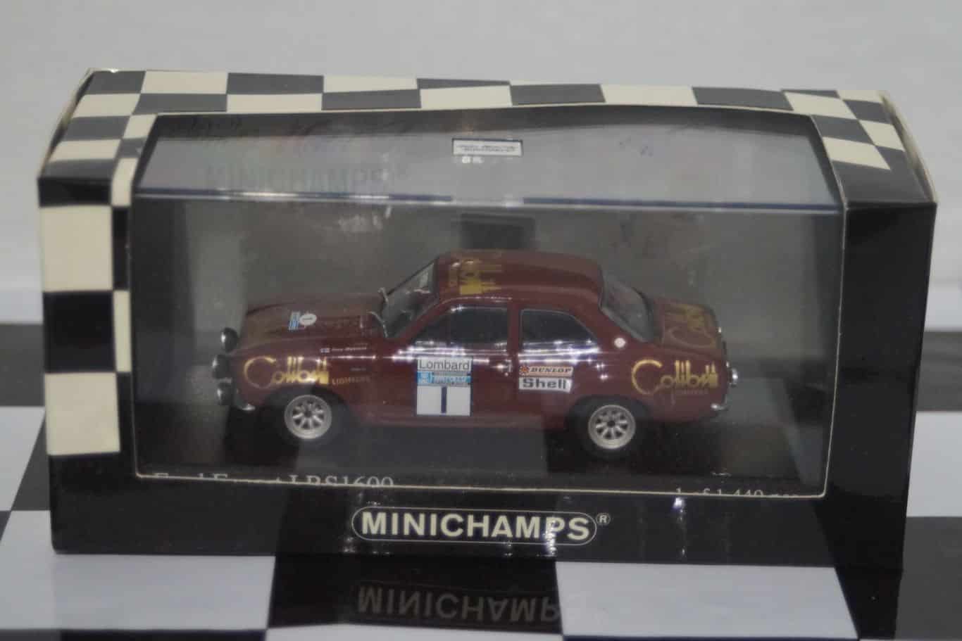 Minichamps ford escort mk1 rs1600 winner rac 1974 430 748101 1:43