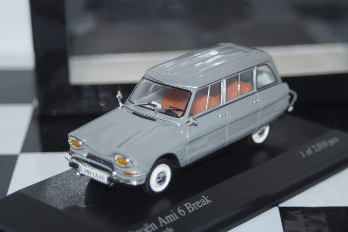 Minichamps Citroen AMi 6 Break 1967 Grey 1:43