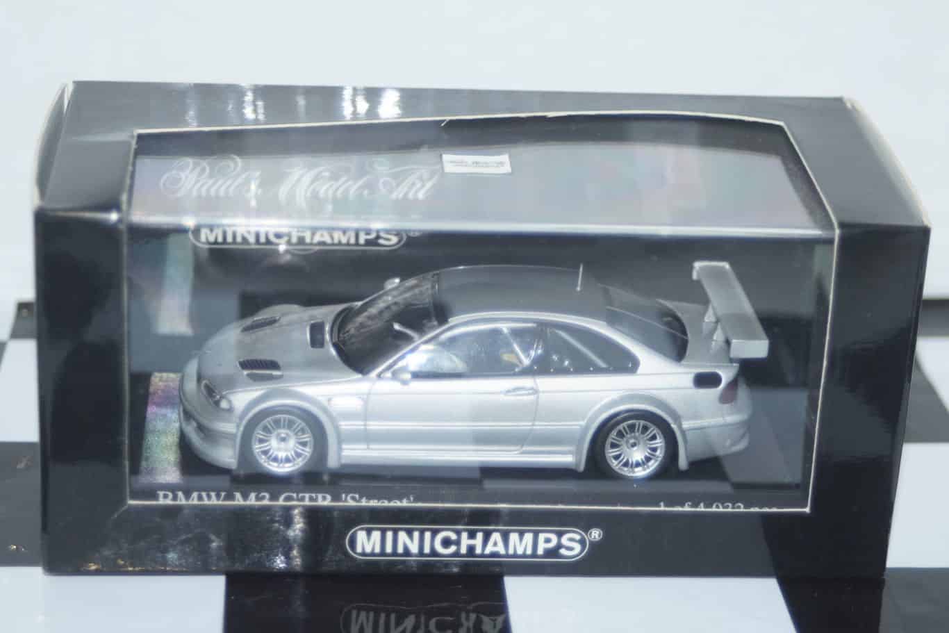Minichamps bmw m3 gtr 2001 street yellow 1:43 400 012101