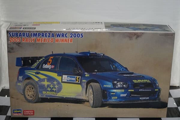 Hasegawa subaru impreza wrc 2005 rally mexico 2005  1:24 model kit 20454