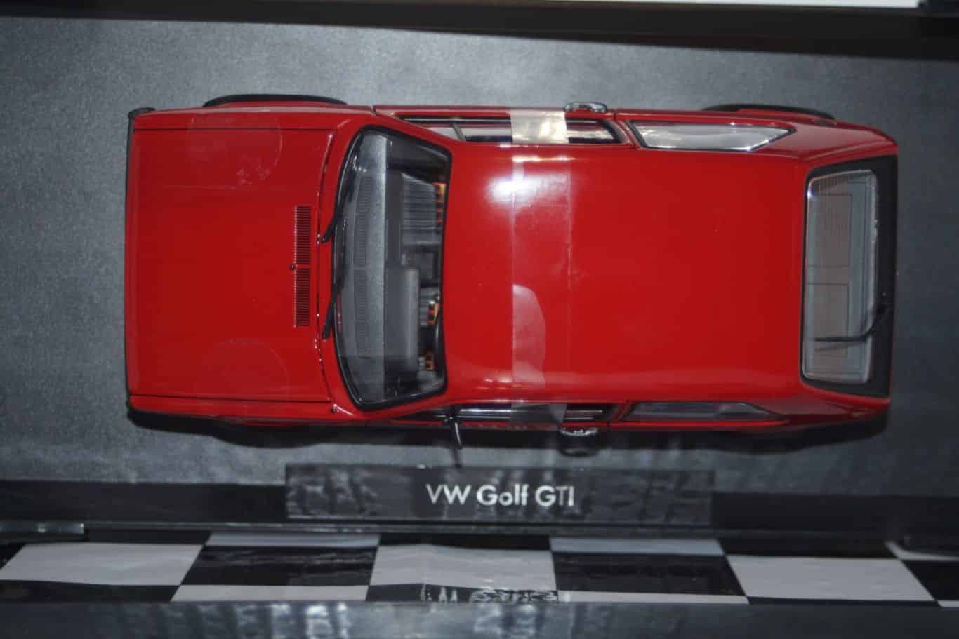 Volkswagen golf mk1 gti 1976 red 1:18 scale norev 188472