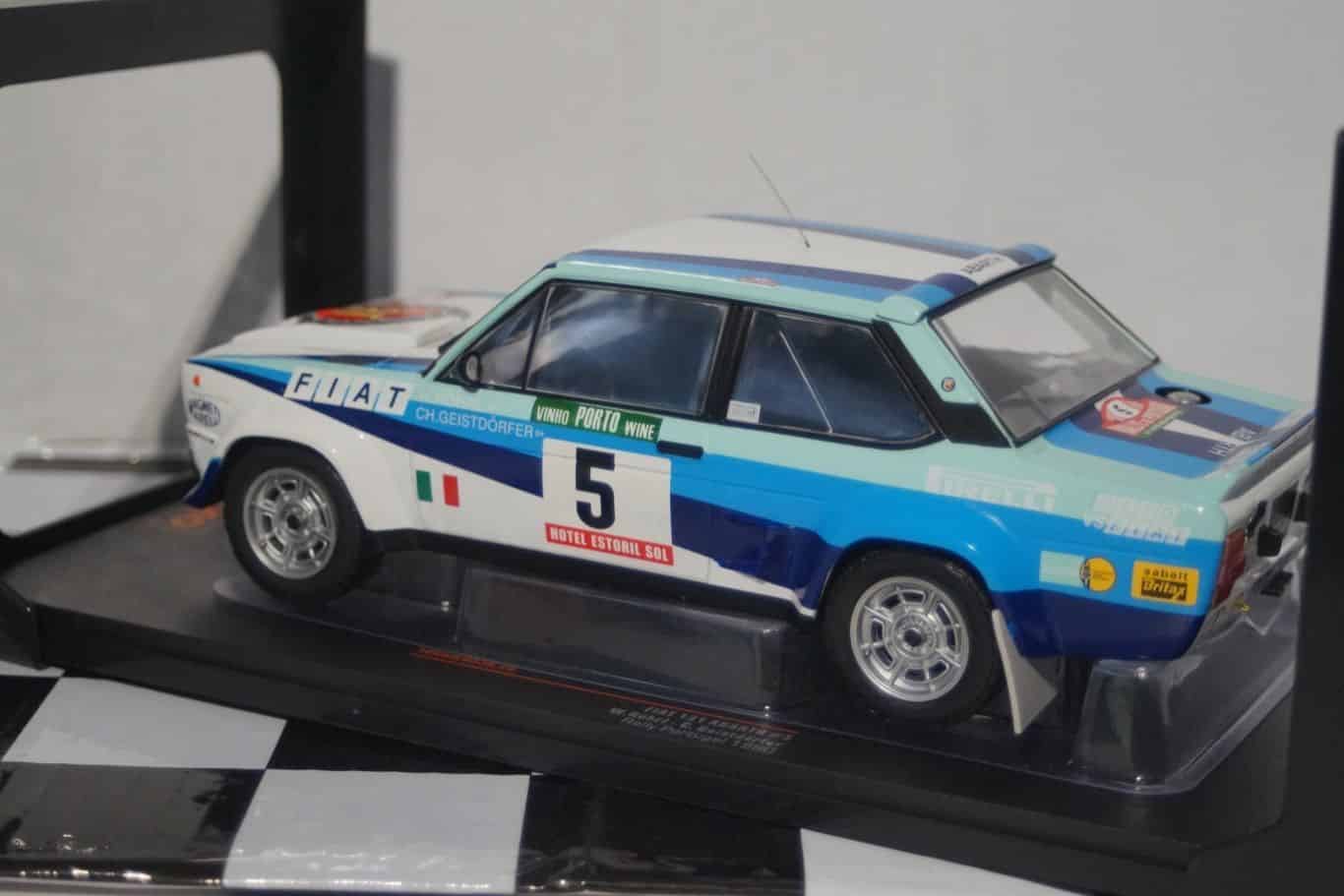Ixo fiat 131 abarth w.rohrl portugal rally 1980 1:18 18rmc053b