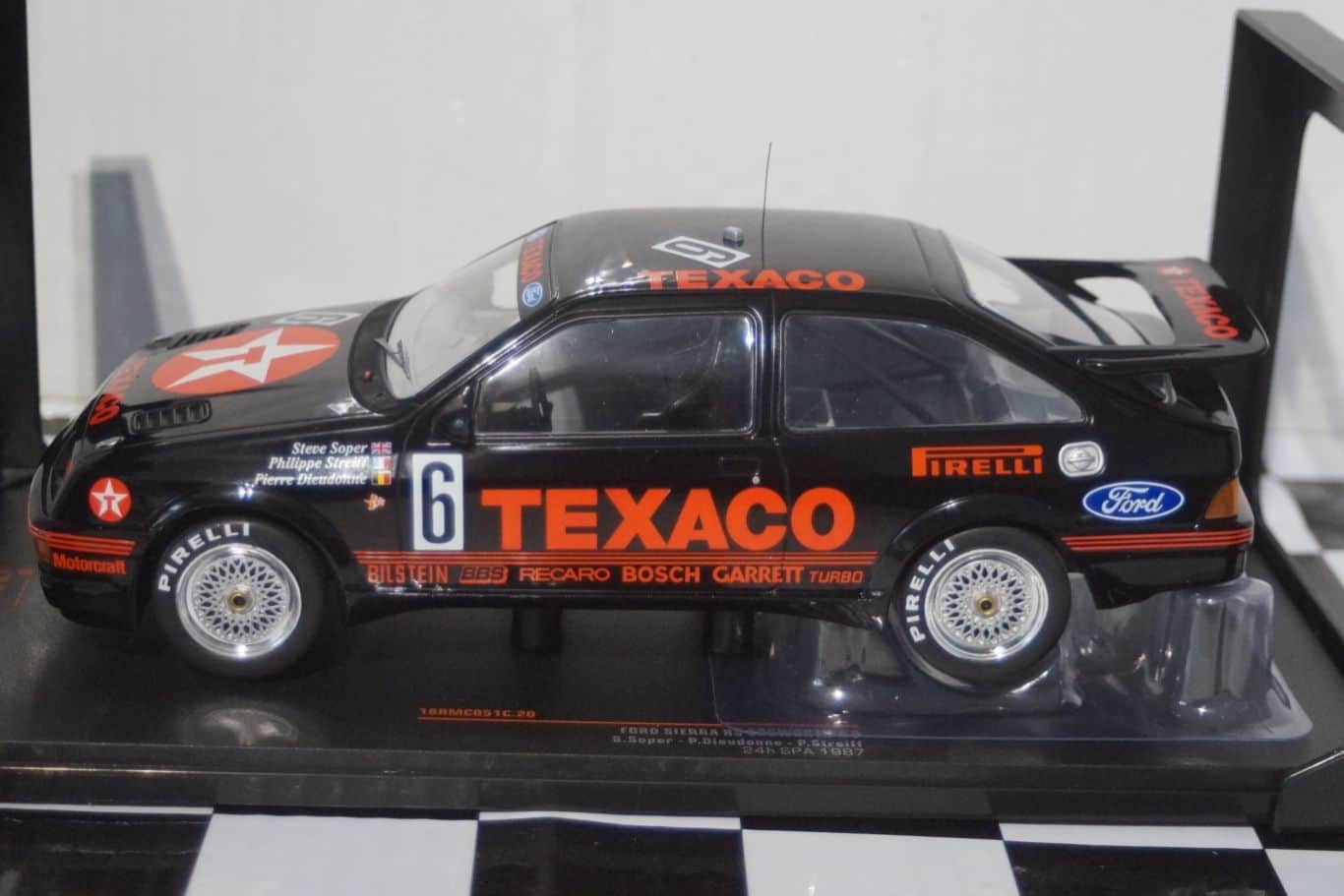 Ixo ford sierra rs cosworth #7 spa 1987 ludwig 1:18 18rmc051b