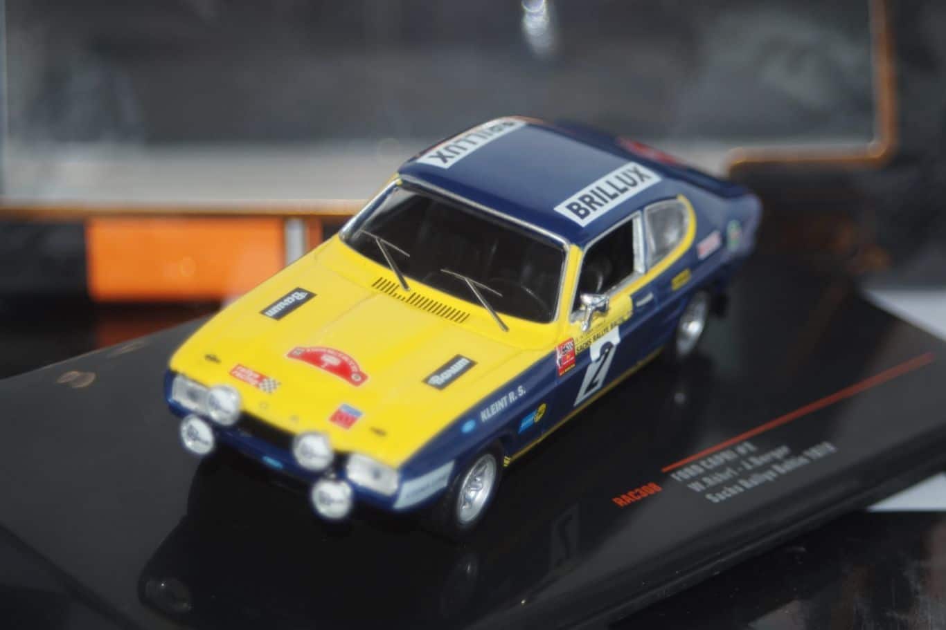 Ixo ford capri #2 sachs rallye baltic 1972 1:43 rac308
