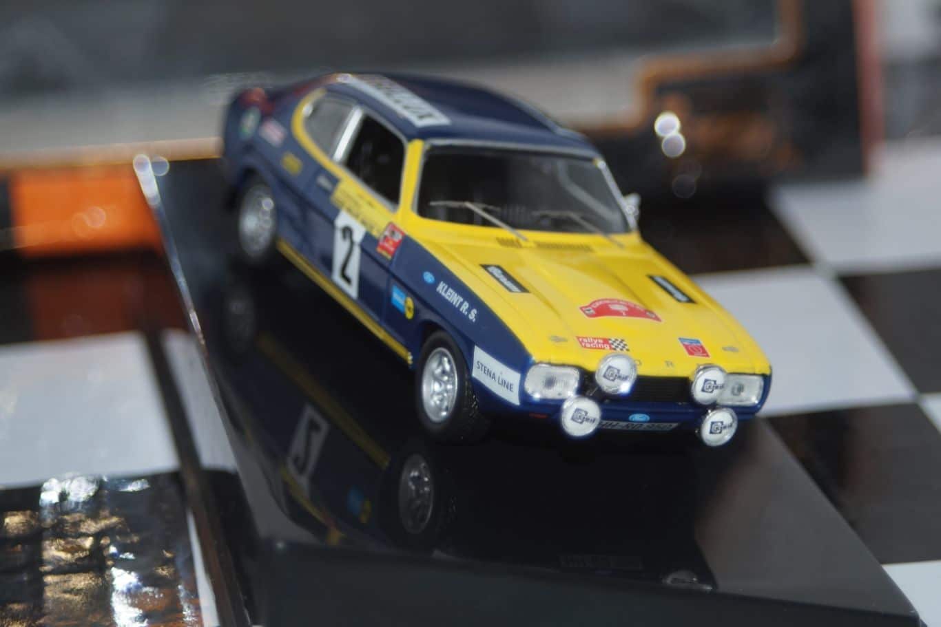 Ixo ford capri #2 sachs rallye baltic 1972 1:43 rac308