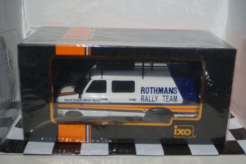 Ixo ford transit mk2 1979 rally team rothmans assistance 1:18 18rmc057xe.20