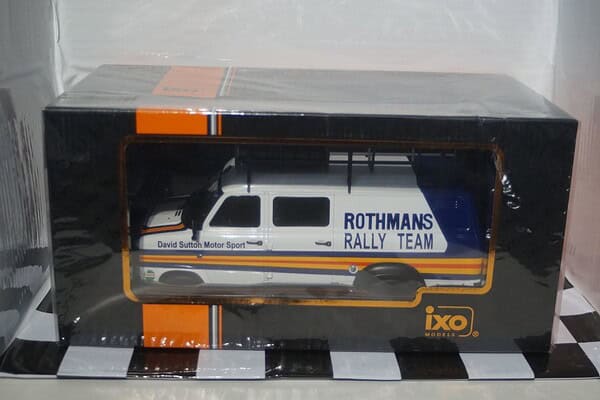 Ixo ford transit mk2 1979 rally team rothmans assistance 1:18 18rmc057xe.20