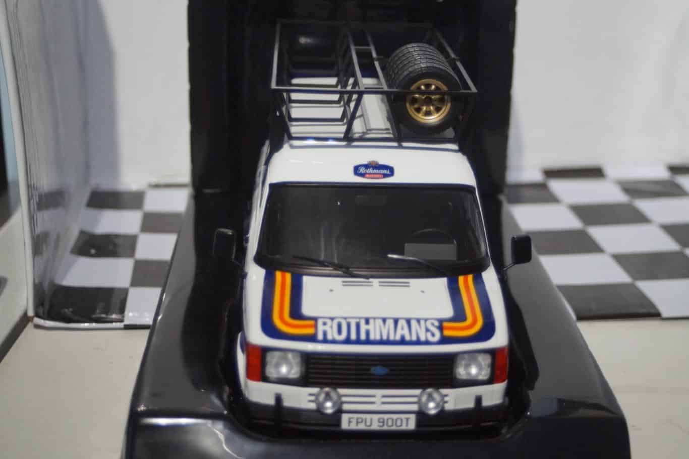 Ixo ford transit mk2 1979 rally team rothmans assistance 1:18 18rmc057xe.20