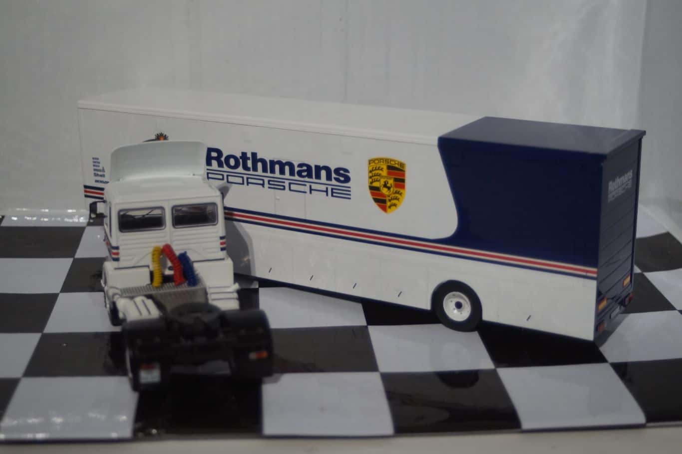 Ixo man bussing racing transporter rothmans porsche ttr022 1:43