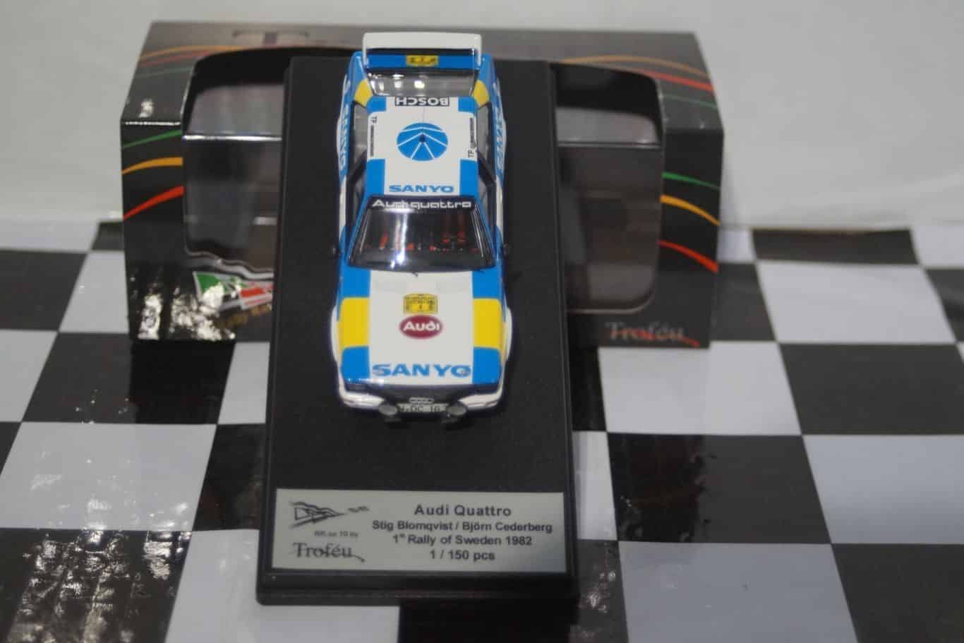 Subaru impreza rallye safari 1999 1:43rd scale rr.ke 06 trofeu