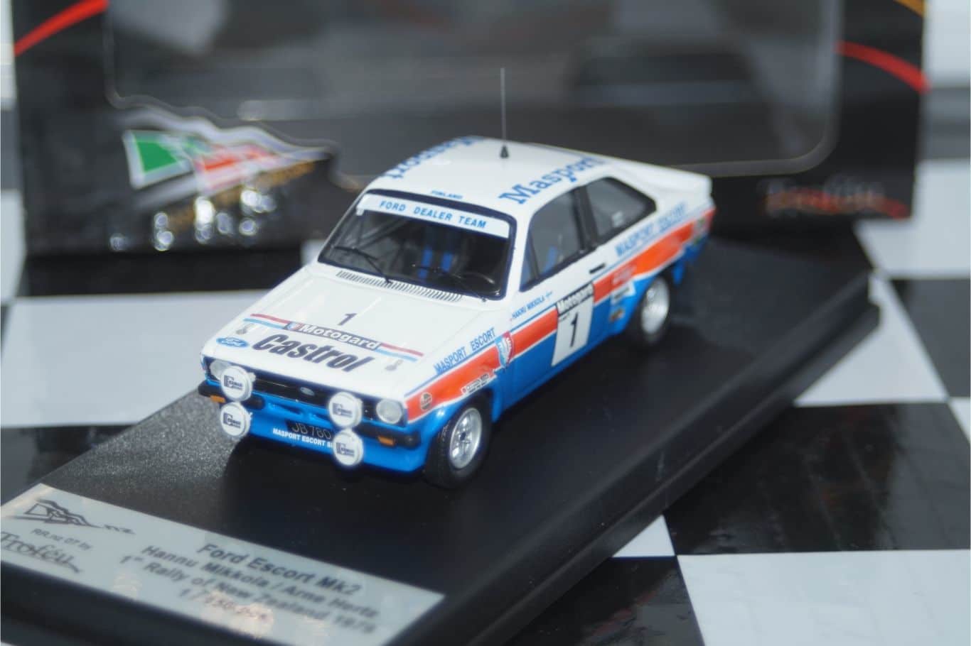 Ford Cortina GT East African Safari 1964 1:43rd Scale RR.ke 07 TROFEU